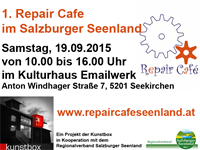 Erstes Repair Café im Salzburger Seenland